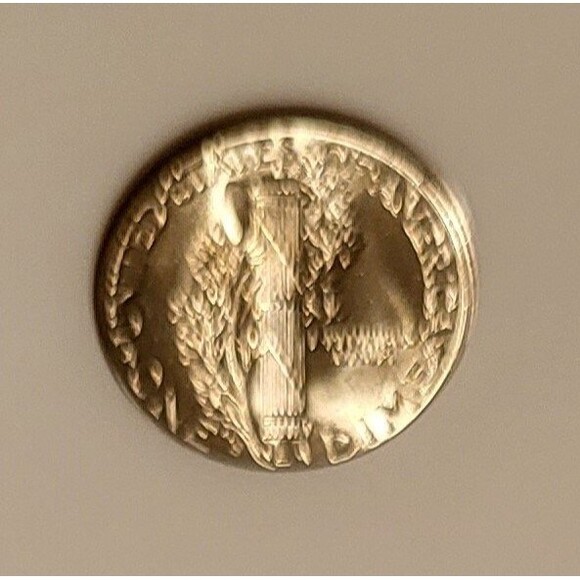 1944 S Mercury Dime MS67 NGC - Picture 4 of 4